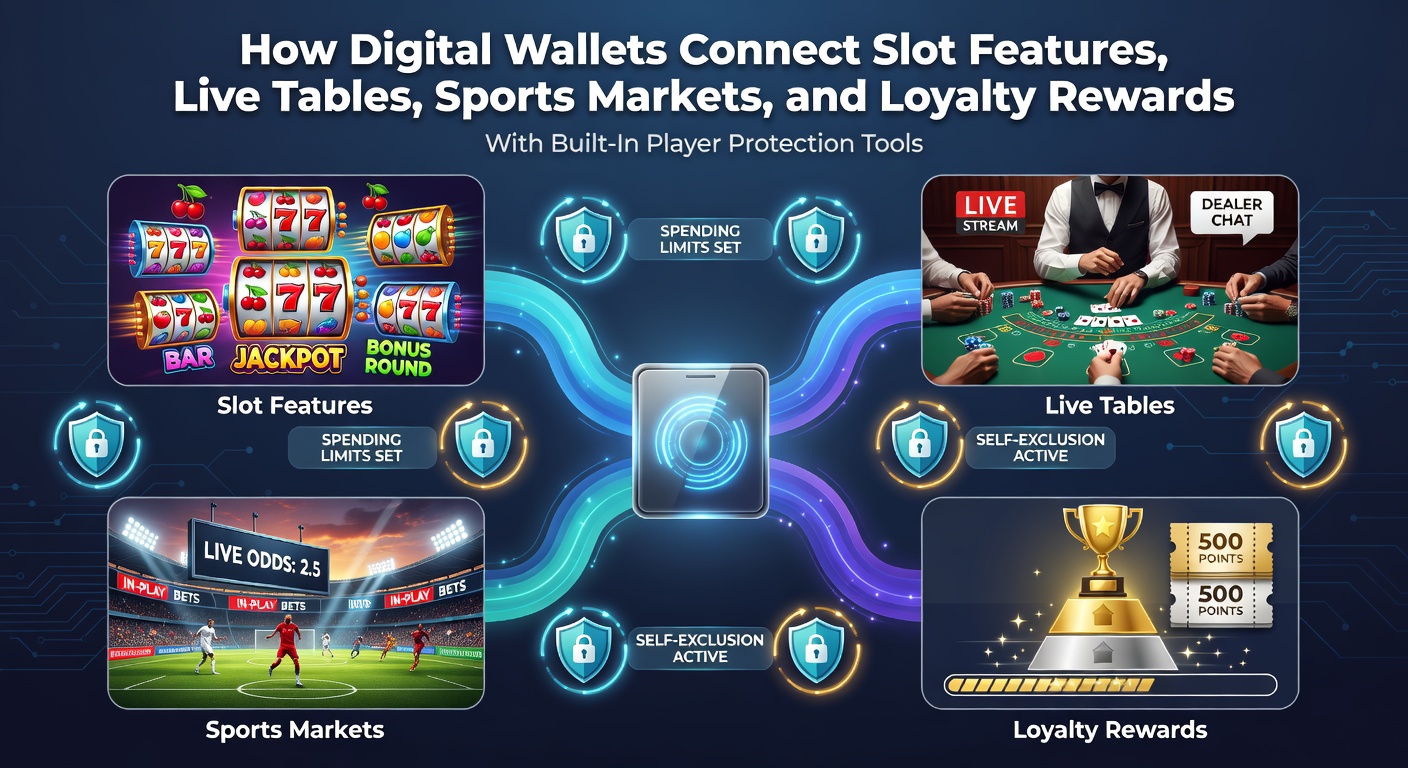 Digitale Wallets verbinden verschiedene Glücksspielbereiche nahtlos miteinander